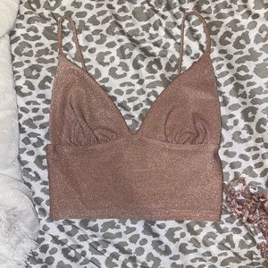 pink sparkly urban top